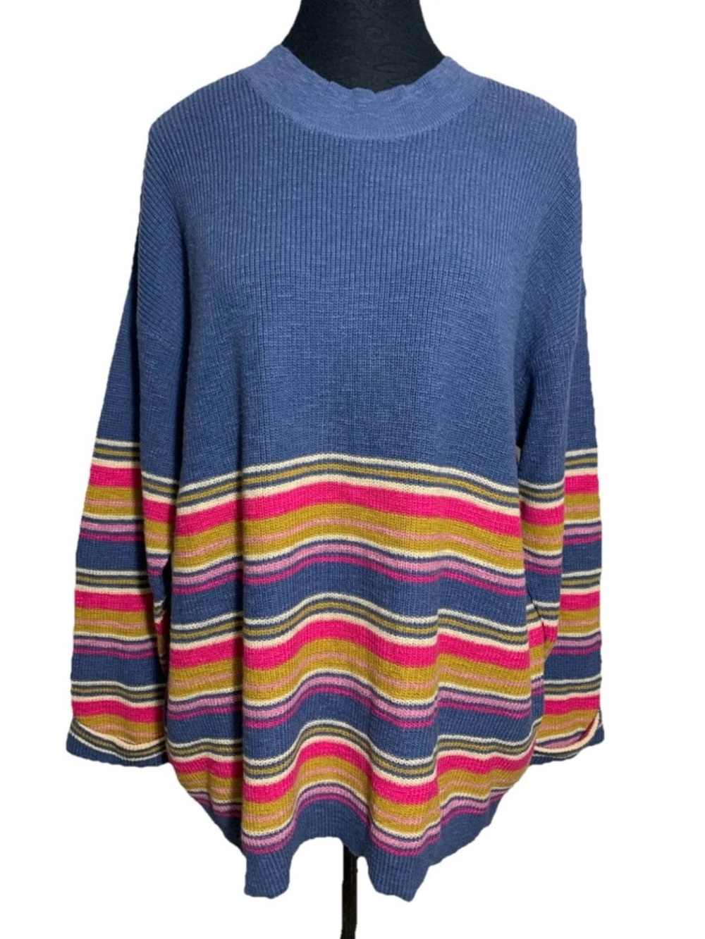 NWT Natural Life Lounge & Go Striped Sweater Women’s Sz Medium